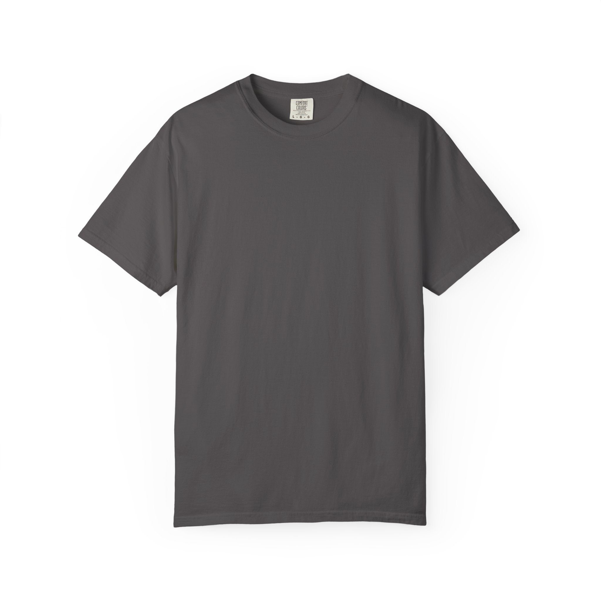 Plain gray t-shirt on a white background
