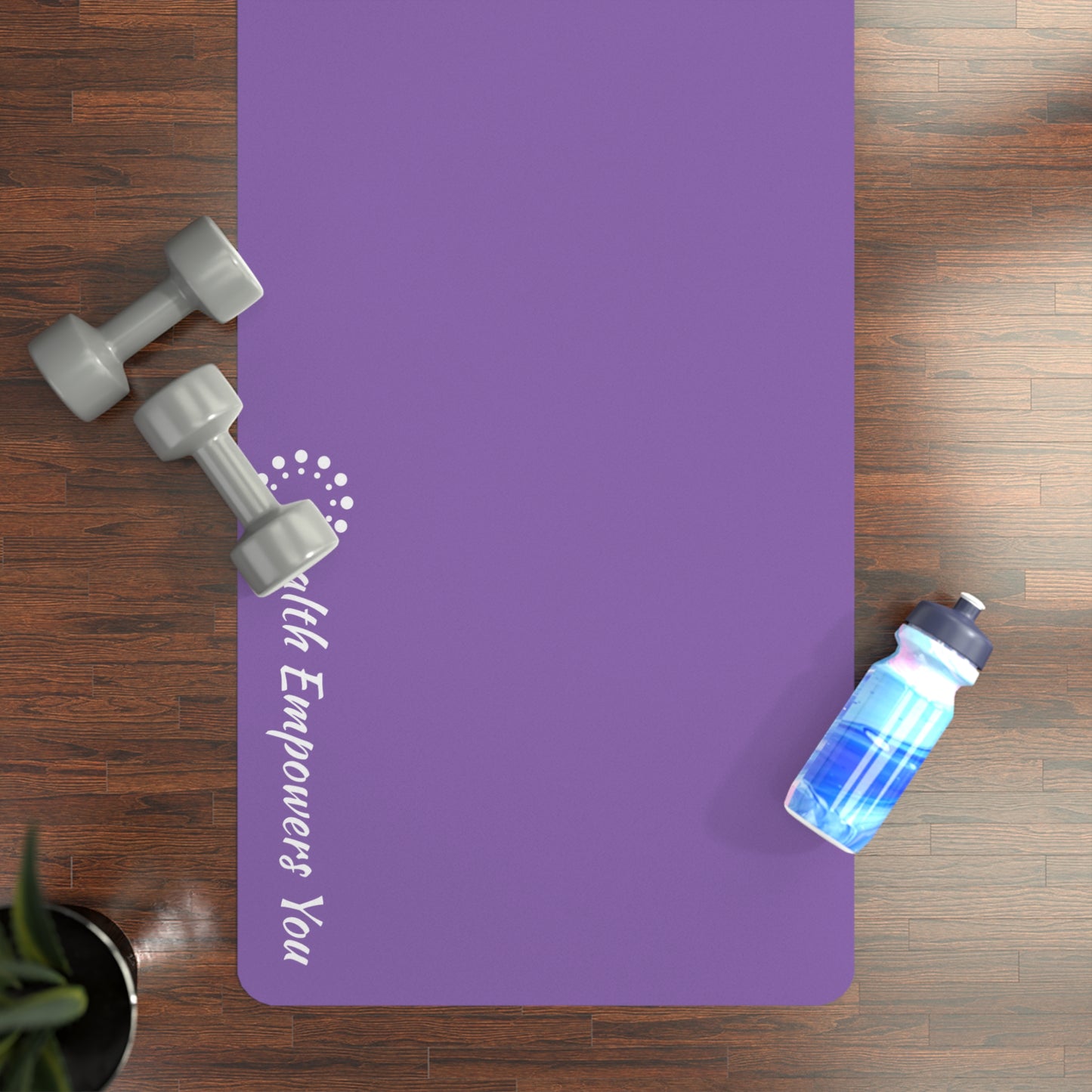 Light Purple Rubber Yoga Mat