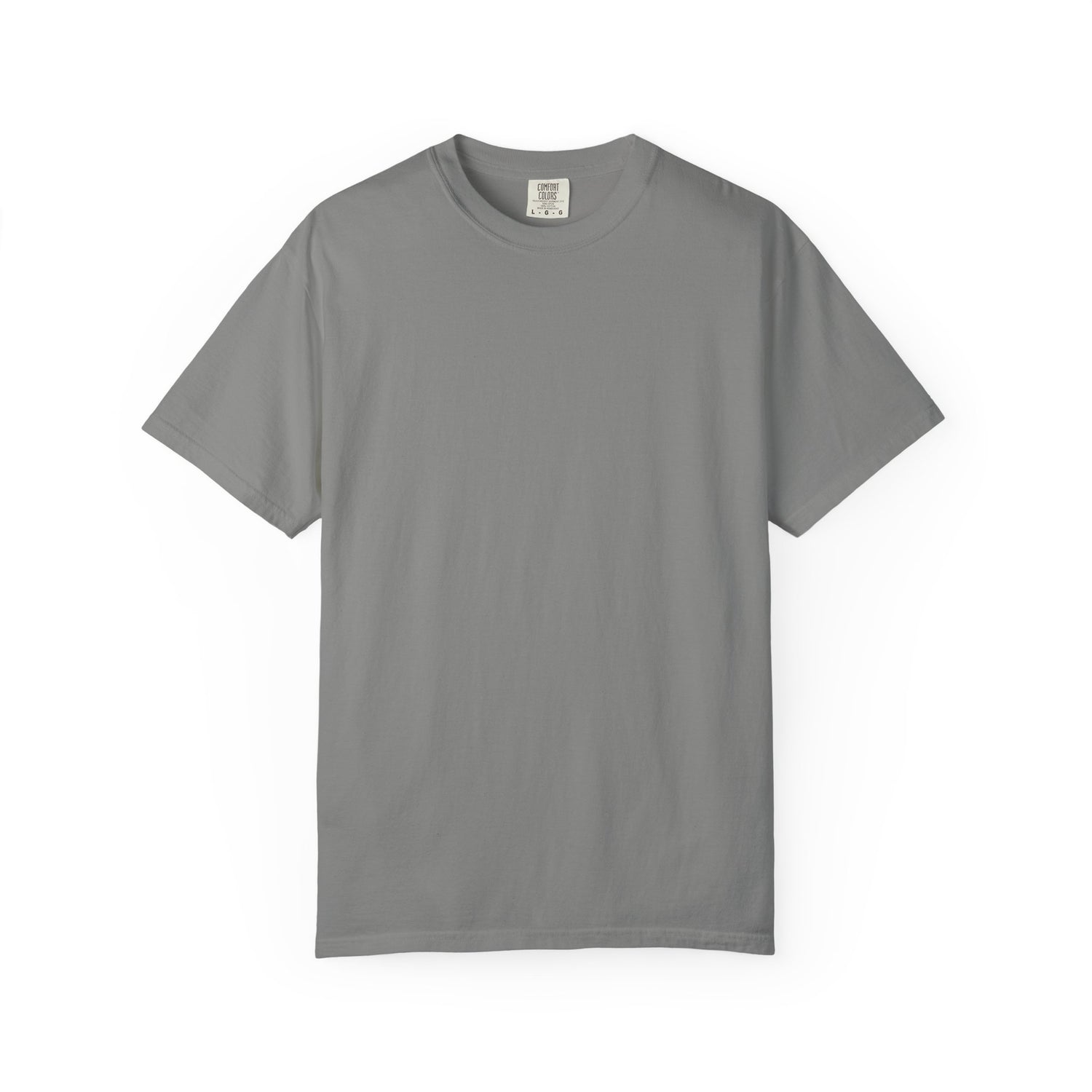 Gray t-shirt on a white background