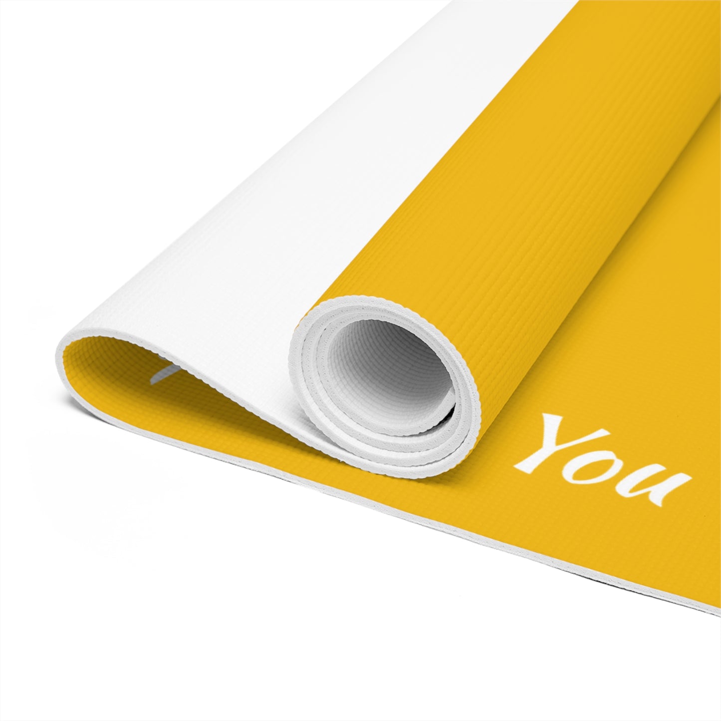 Yellow Foam Yoga Mat