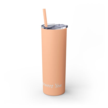 Skinny Tumbler with Straw, 20oz