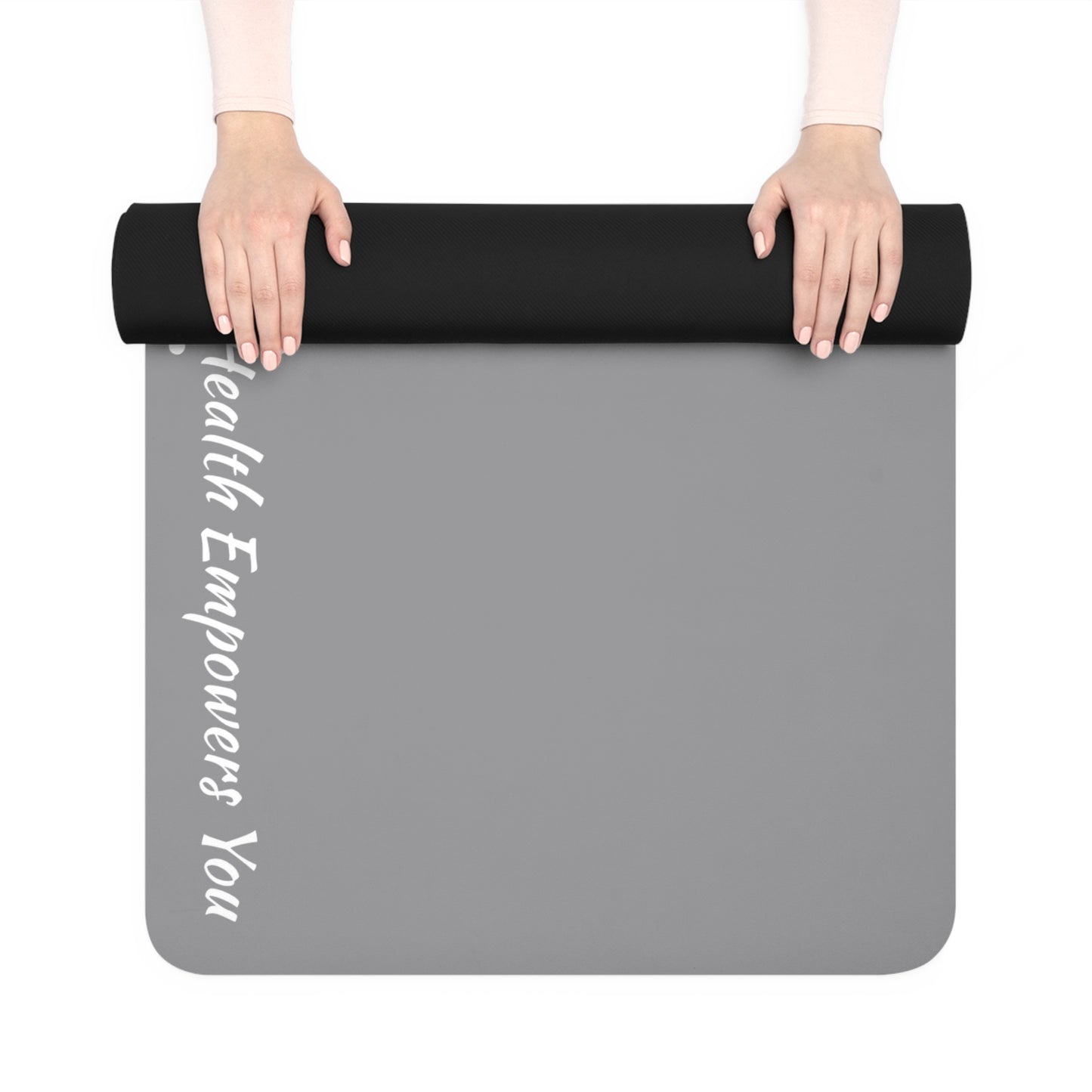 Grey Rubber Yoga Mat