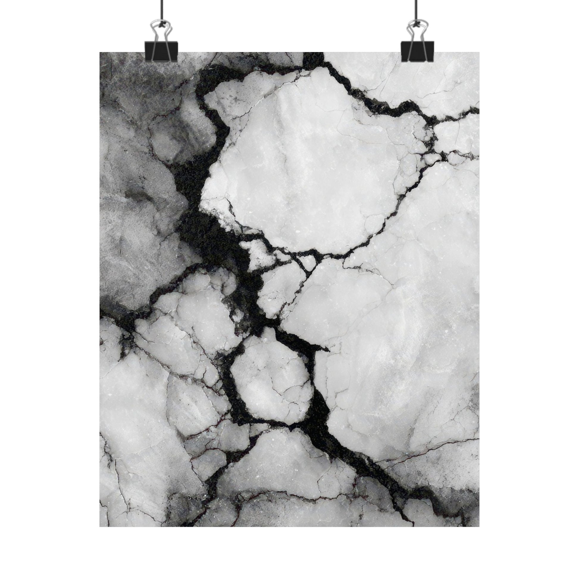 Black and white marble pattern on a textured background