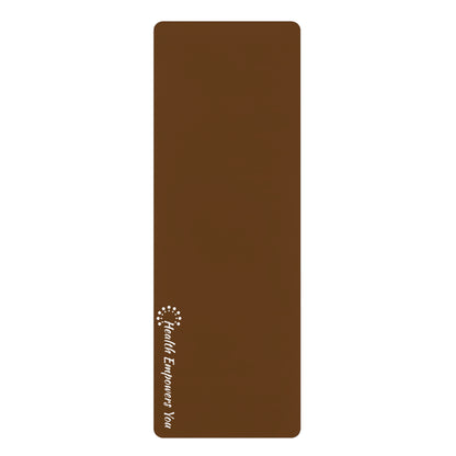 Brown Rubber Yoga Mat