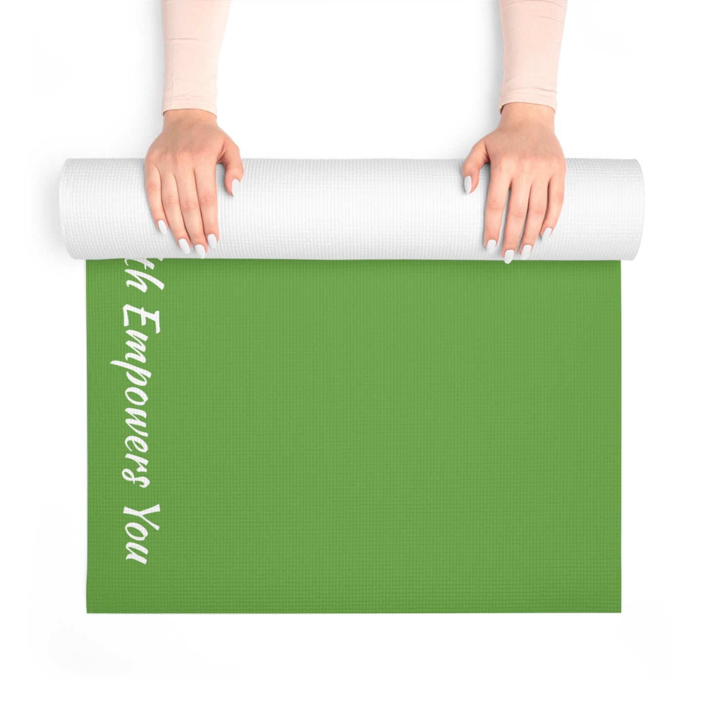 Green Foam Yoga Mat