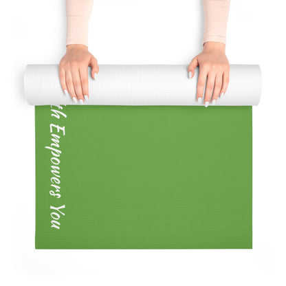 Green Foam Yoga Mat