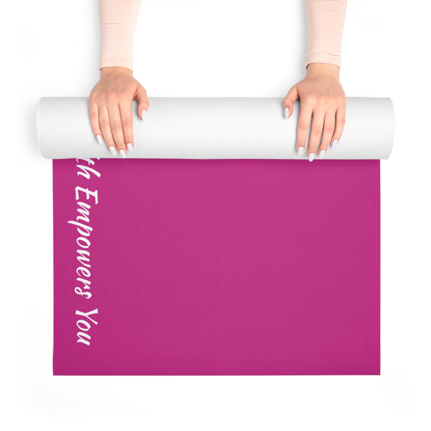 Pink Foam Yoga Mat