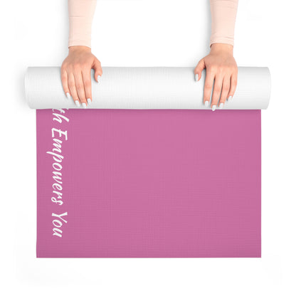 Light Pink Foam Yoga Mat