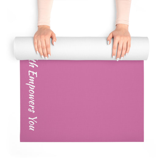 Light Pink Foam Yoga Mat