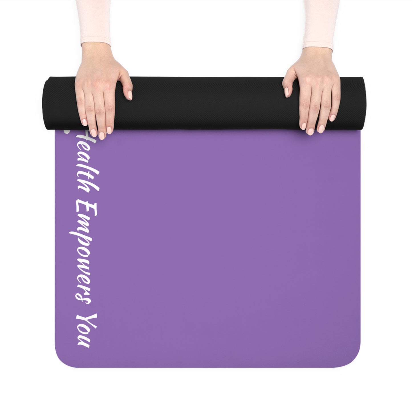 Light Purple Rubber Yoga Mat