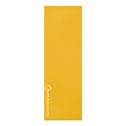 Yellow Foam Yoga Mat