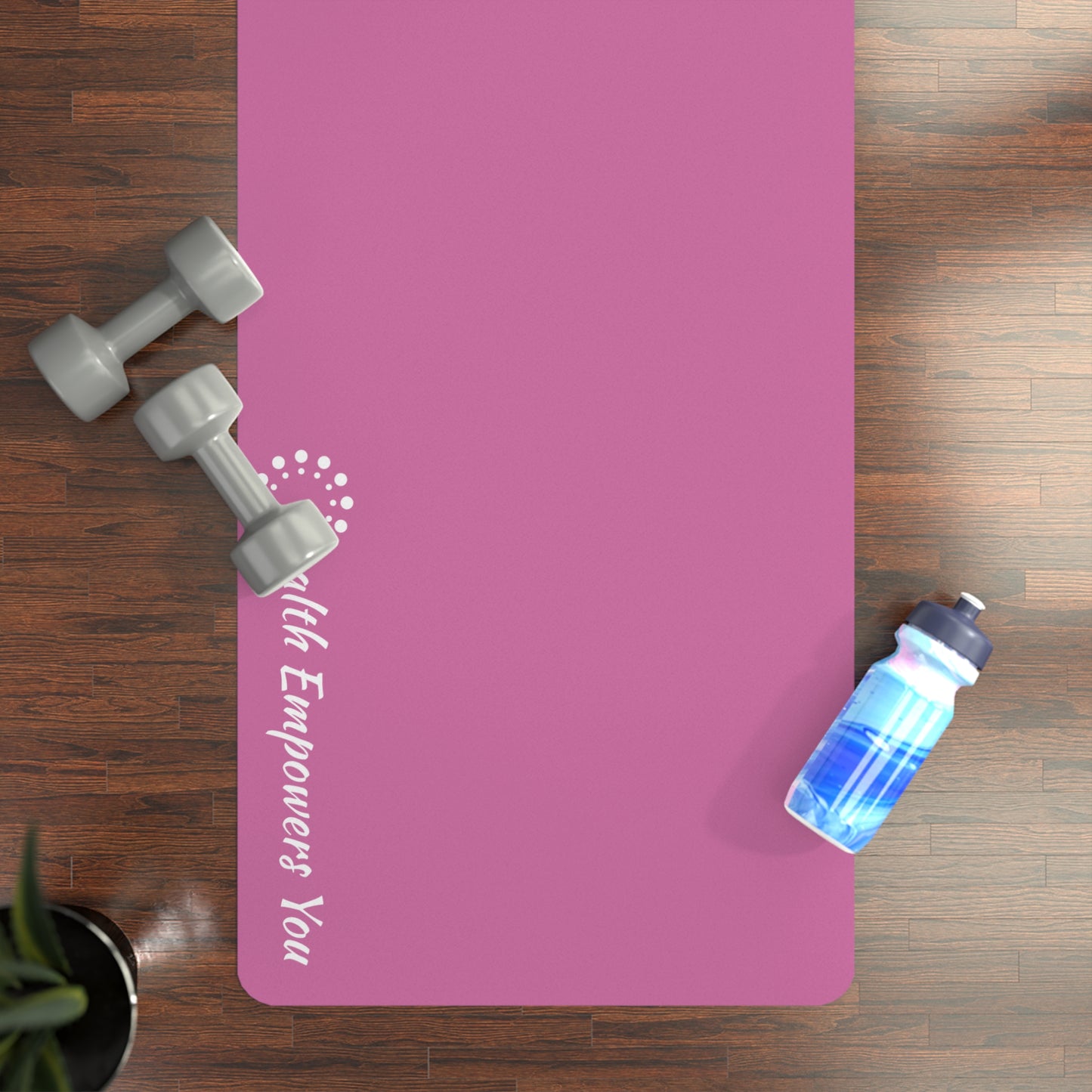 Light Pink Rubber Yoga Mat