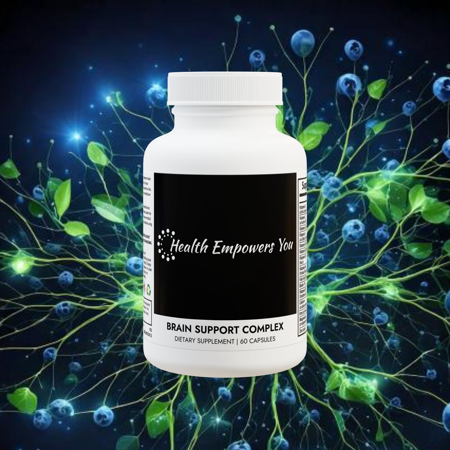 Brain Support Complex Supplement (60 Capsules)