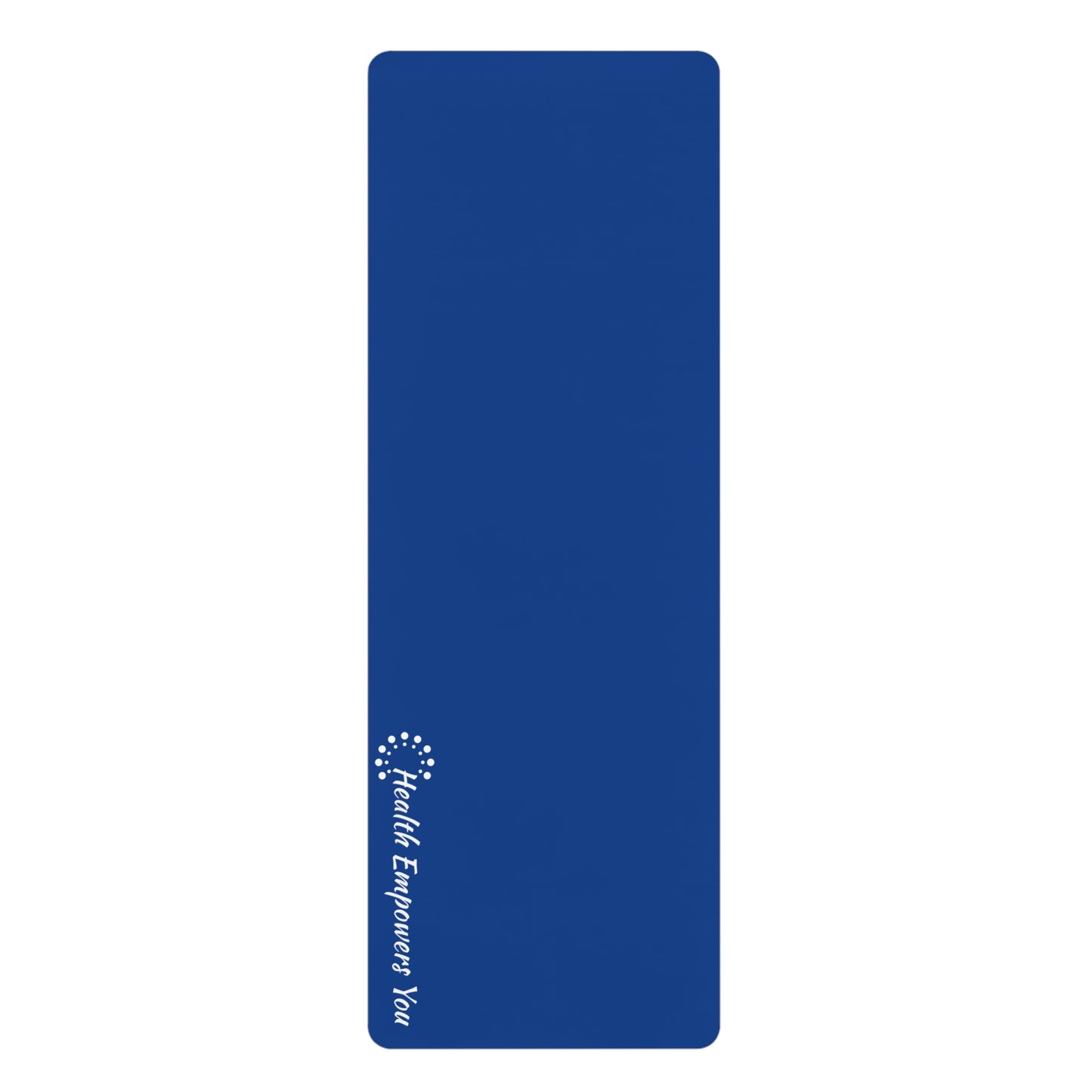 Dark Blue Rubber Yoga Mat