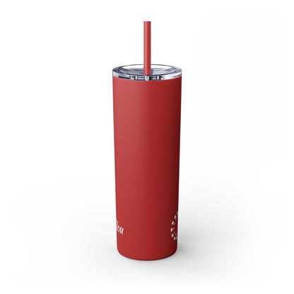 Skinny Tumbler with Straw, 20oz