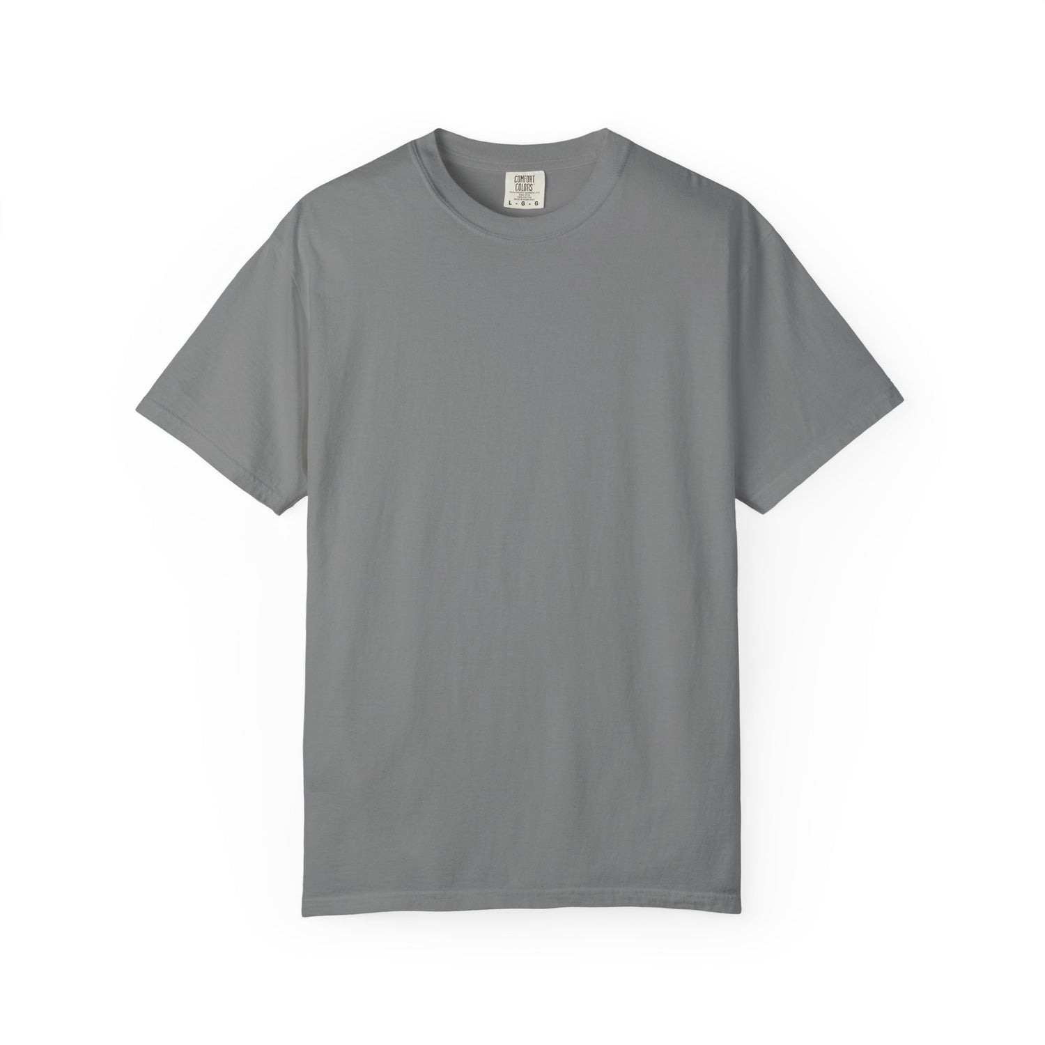 Plain gray t-shirt on a white background