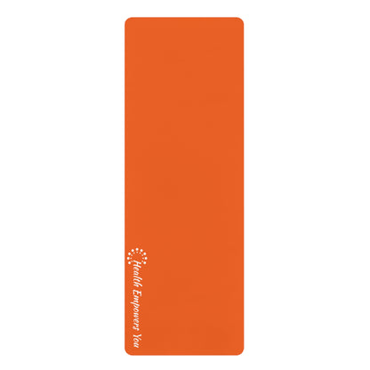 Orange Rubber Yoga Mat