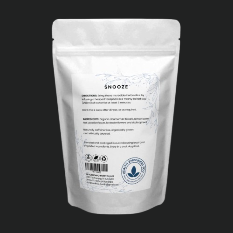 White packaging with a label on a black background