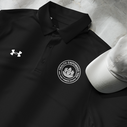 Empowerfit x Under Armour® Men’s Performance Polo – Lightweight, Breathable & Odor-Resistant
