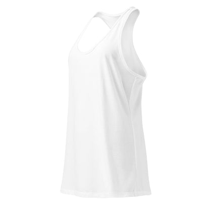 White tank top on a white background